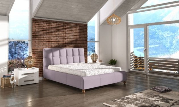 Łóżko ASTON - tkanina fresh 09