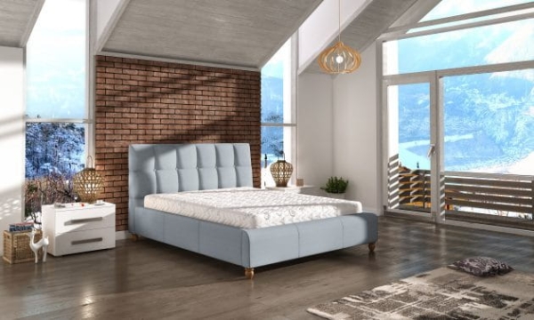 Łóżko ASTON - tkanina fresh 33