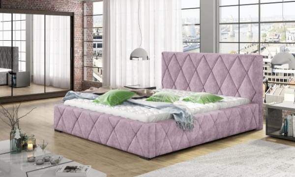 Łóżko TRIVIO - tkanina fresh 09