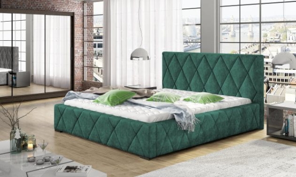 Łóżko TRIVIO - tkanina monolith 37