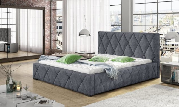 Łóżko TRIVIO - tkanina paros 06