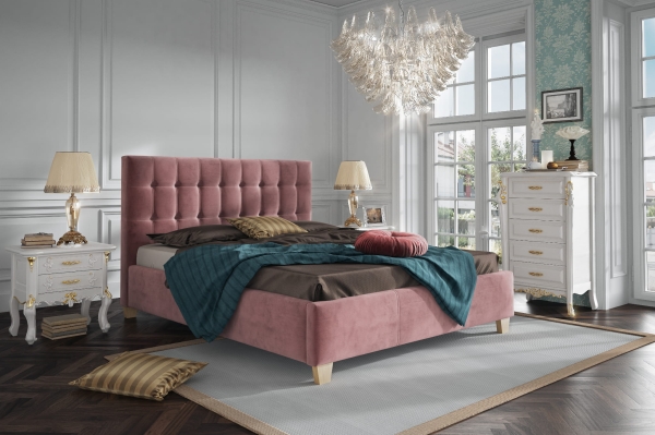 Łóżko Dolores - tkanina Monolith 63