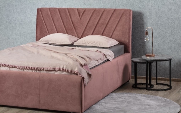 Łóżko NEVADA - tkanina kronos 29