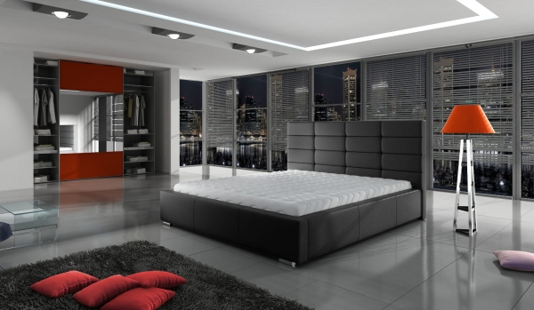 Łóżko Paris - tkanina madryt 9100