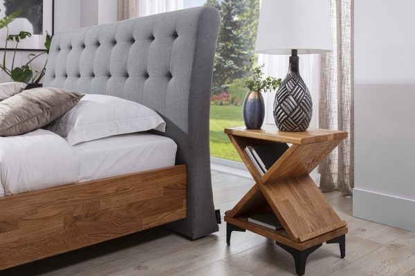 Drewniana szafka nocna bukowa NIKO