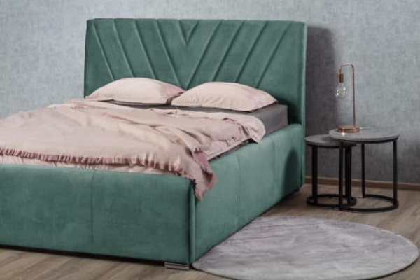 Łóżko NEVADA - tkanina kronos 26