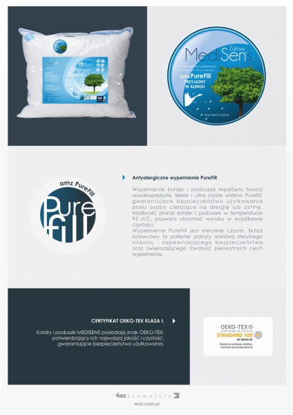 Kołdra 4 pory roku AMZ Antiallergic Classic - medisens ulotka