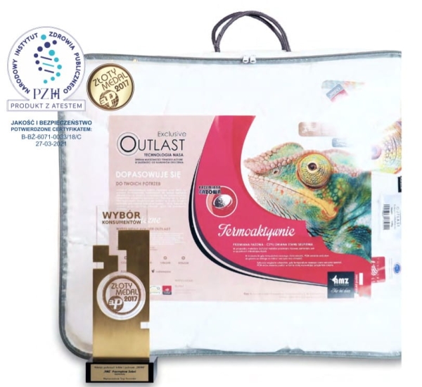 Kołdra całoroczna AMZ LuxBall - OUTLAST termoaktywna