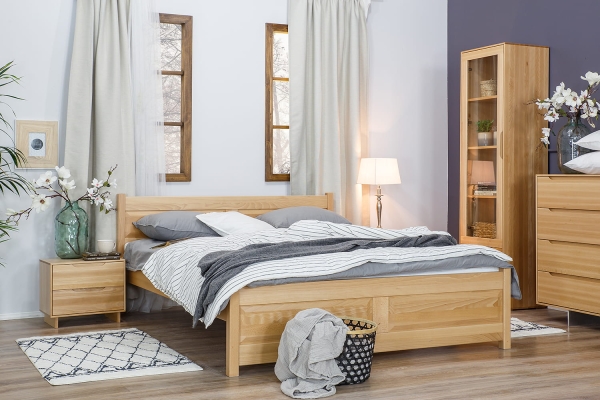Łóżko bukowe LK109