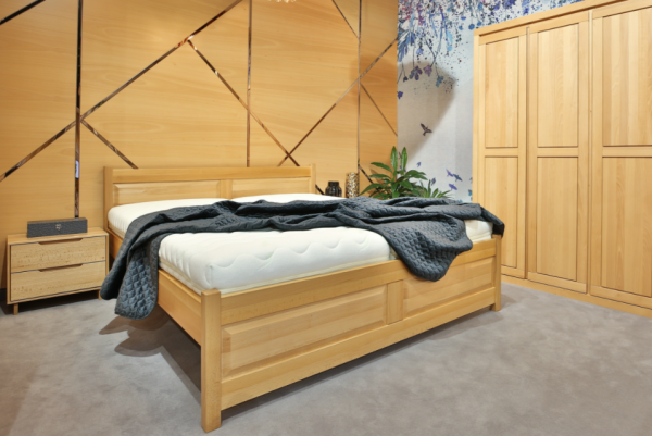 Łóżko bukowe LK109