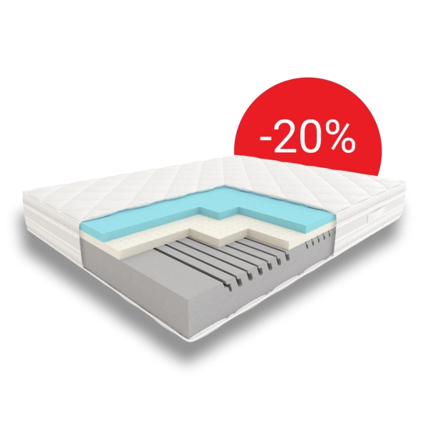 Materac piankowy BOOGIE Hilding promocja hilding - 20% sypialnie roxa Bieruń