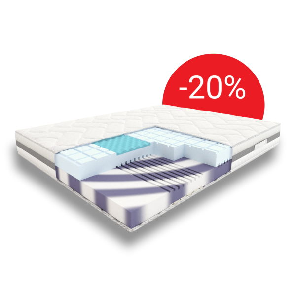 Materac piankowy CONGA Hilding - promocja 20 %