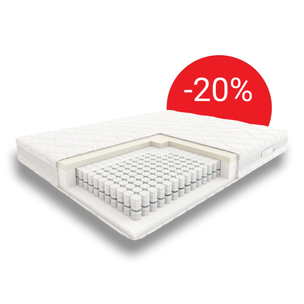 Materac sprężynowy TANGO dwustronny Hilding promocja -20% sypialnie roxa Bieruń