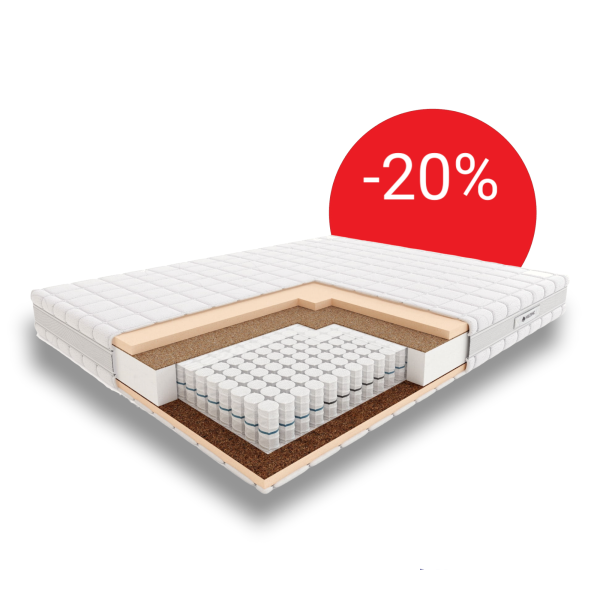 Materac sprężynowy PASODOBLE - wyrób medyczny Hilding promocja -20% Sypialnie Roxa Bieruń