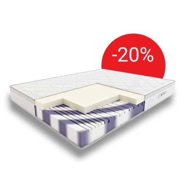 Materac piankowy RUMBA - wyrób medyczny Hilding promocja -20% Sypialnie roxa bieruń