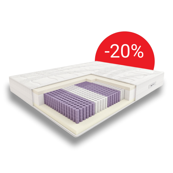 Materac sprężynowy MAKARENA - wyrób medyczny Hilding promocja - 20% sypialnie roxa bieruń
