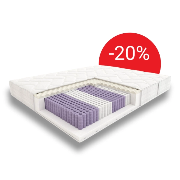 Materac kieszeniowy FLAMENCO Hilding promocja -20% Sypialnie Roxa Bieruń