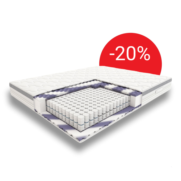 Materac sprężynowy CHA- CHA Hilding promocja - 20% Sypialnie Roxa Bieruń