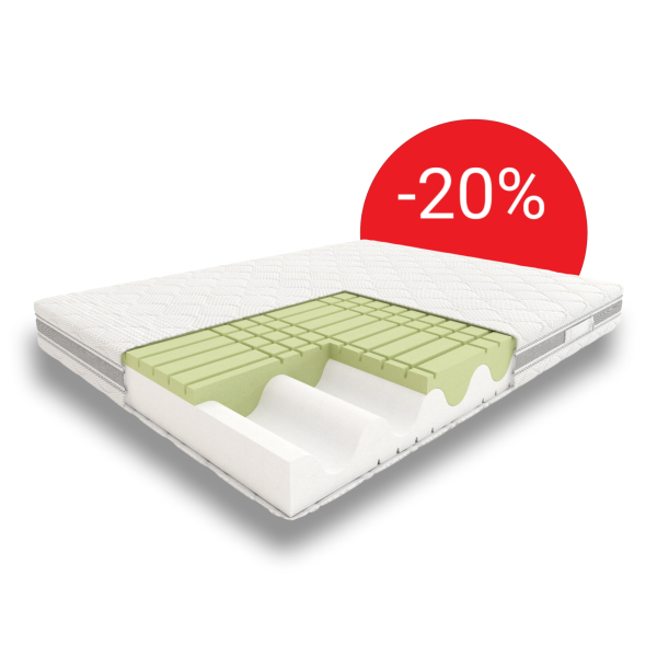 Materac piankowy ROCK & ROLL dwustronny Hilding promocja -20% Sypialnie Roxa Bieruń