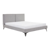 Minimalistyczne łóżko tapicerowane BETTY o nowoczesnych kształtach