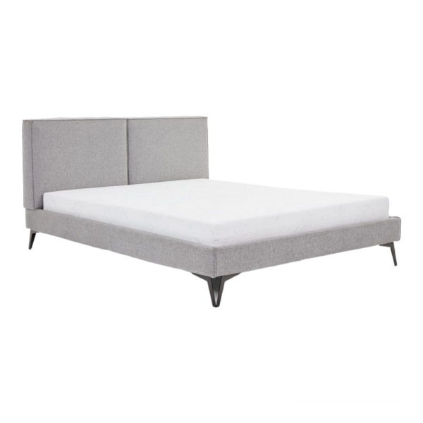 Minimalistyczne łóżko tapicerowane BETTY o nowoczesnych kształtach