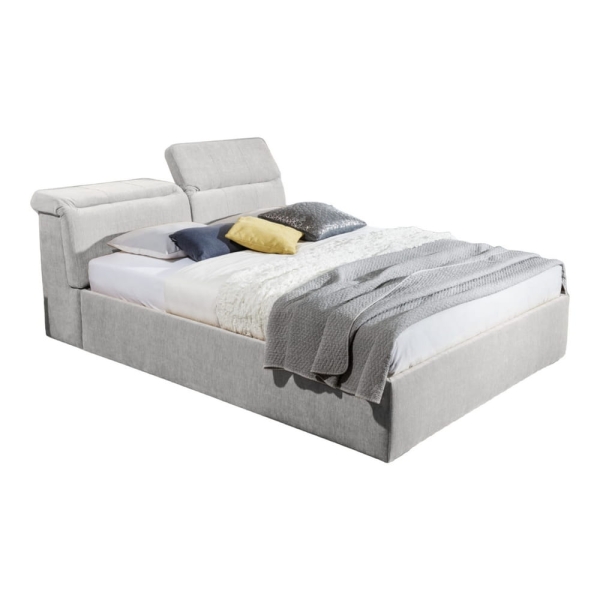 Łóżko tapicerowane JESSICA z regulacją zagłówka