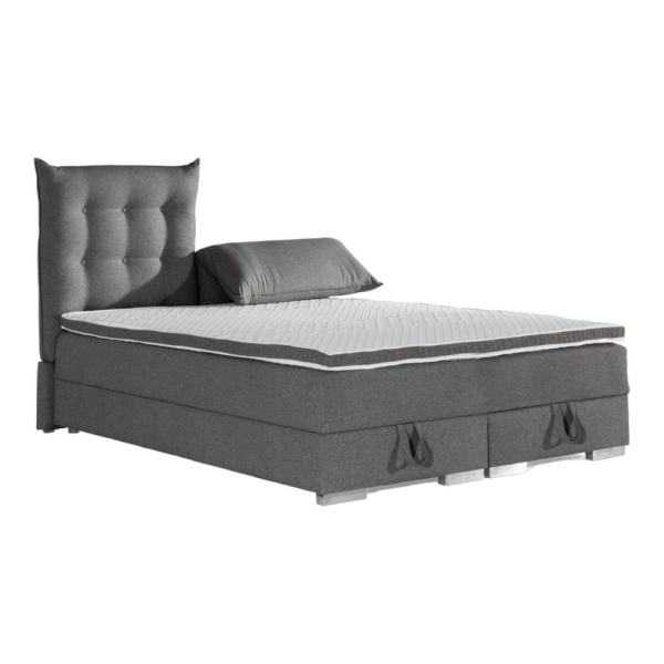 Łóżko kontynentalne GLORIA z regulowanym zagłówkiem