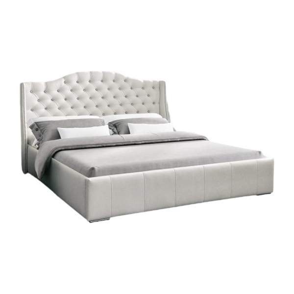 Łóżko tapicerowane EMILY pikowane hampton