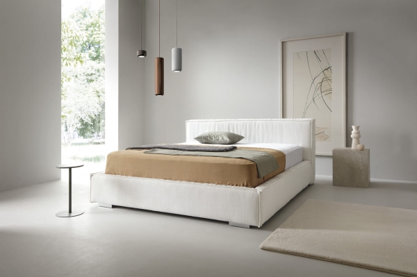 Łóżko tapicerowane PAULA szeroka rama