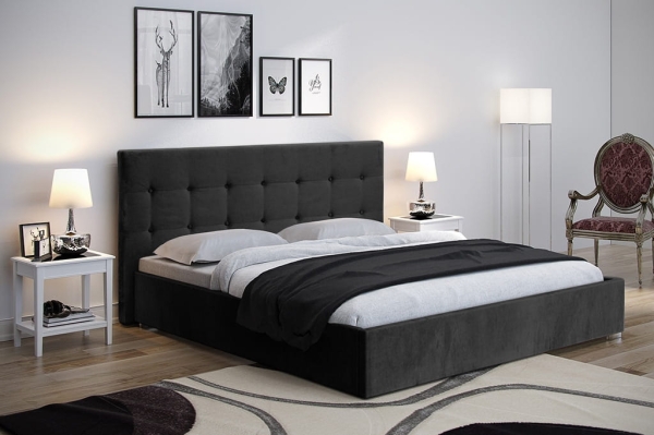 Łóżko tapicerowane bella