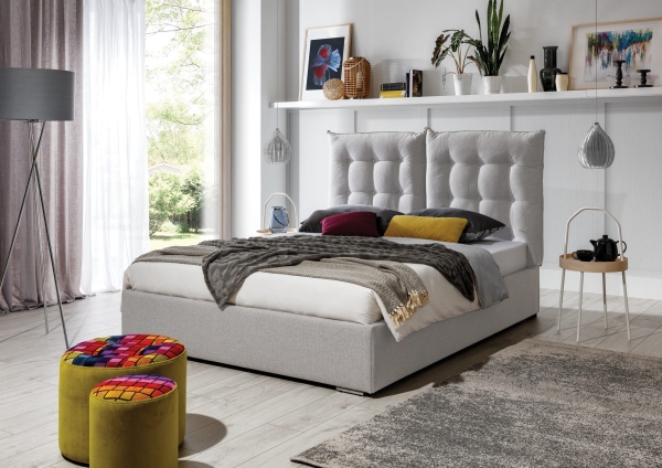 Łóżko KATE z regulowanym oparciem