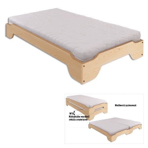 Łóżko sosnowe LK138