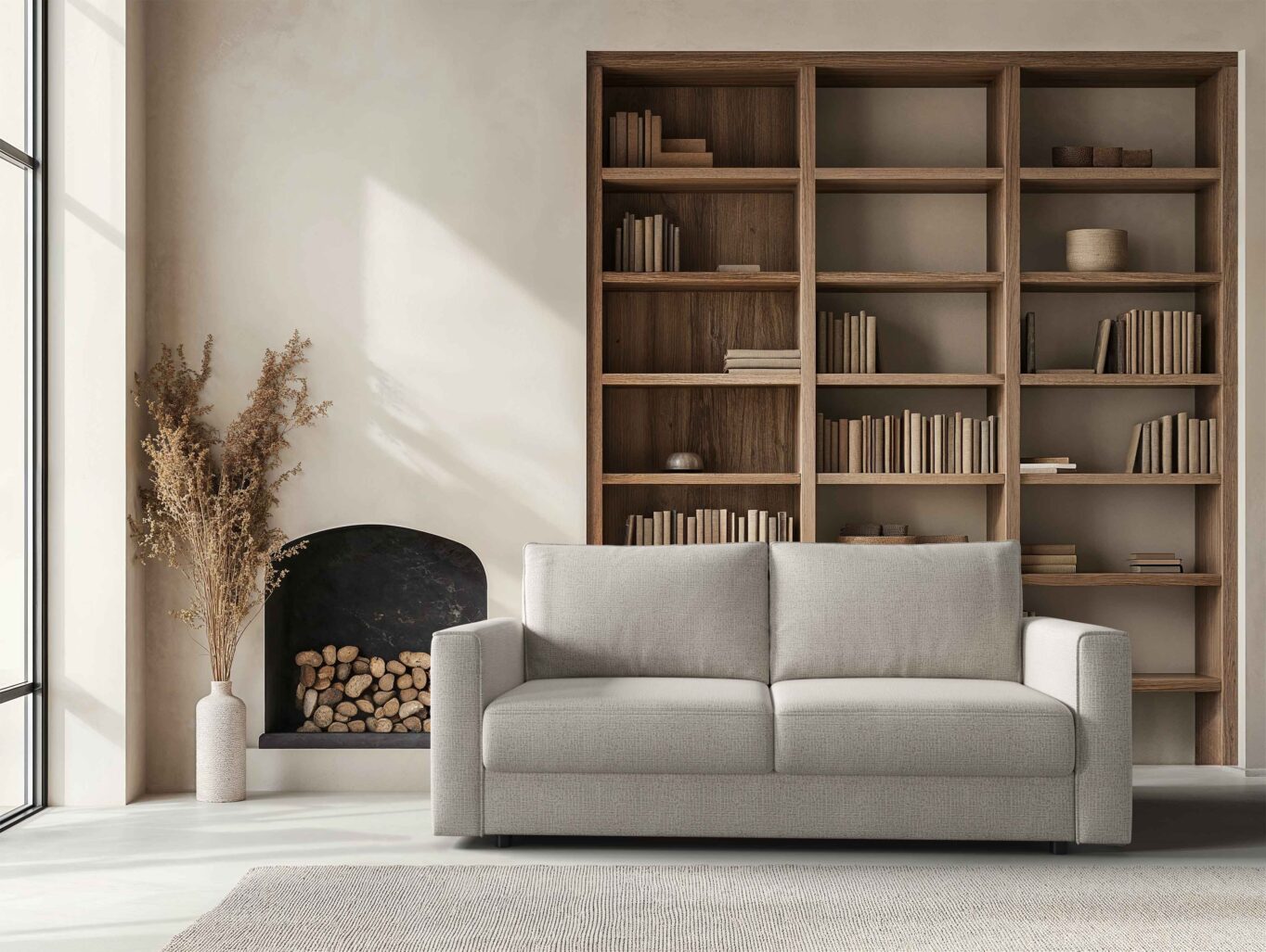 Sofa Delanto - rozkładana z materacem