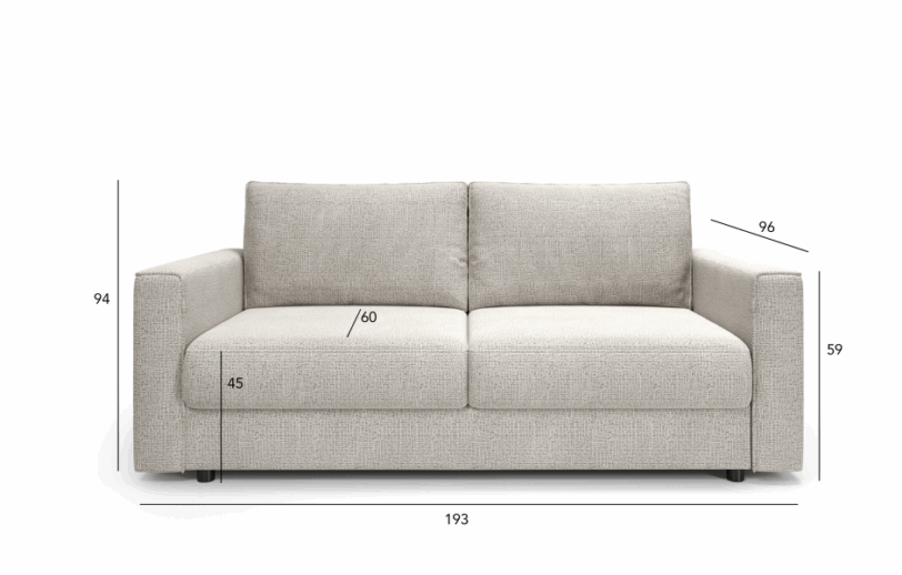 Sofa Delanto wymiary