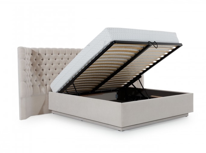 Pojemnik na pościel łóżko tapicerowane