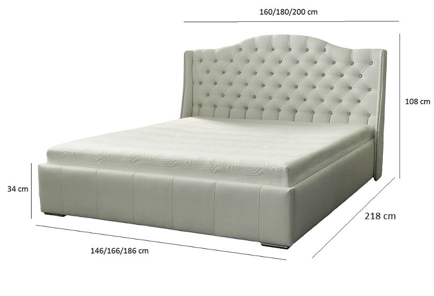 Łóżko Emily wymiary