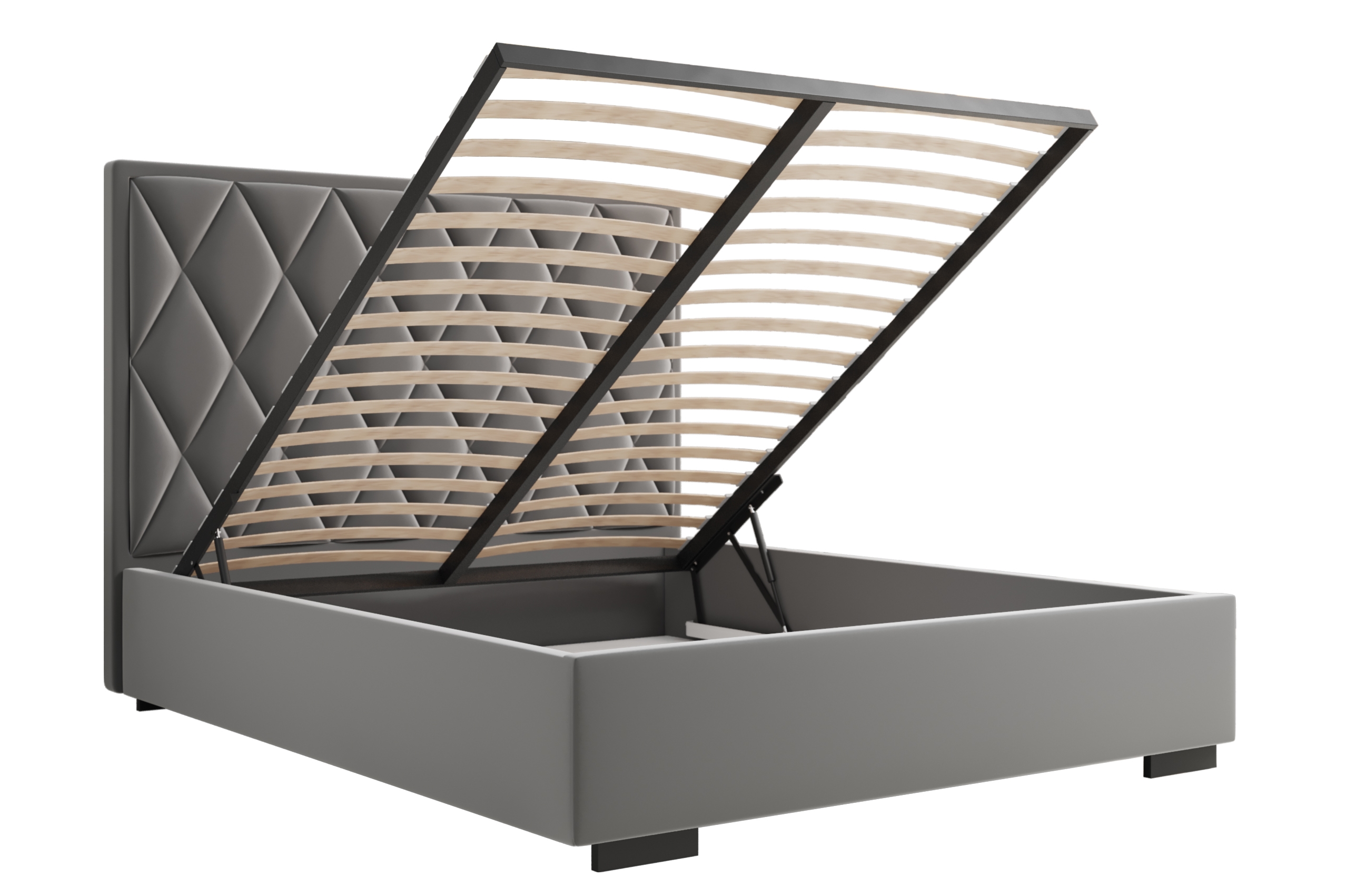 Pojemnik na pościel łóżko tapicerowane