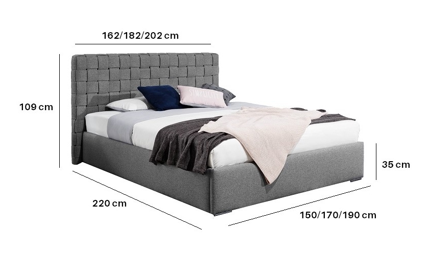 Łóżko Liam wymiary
