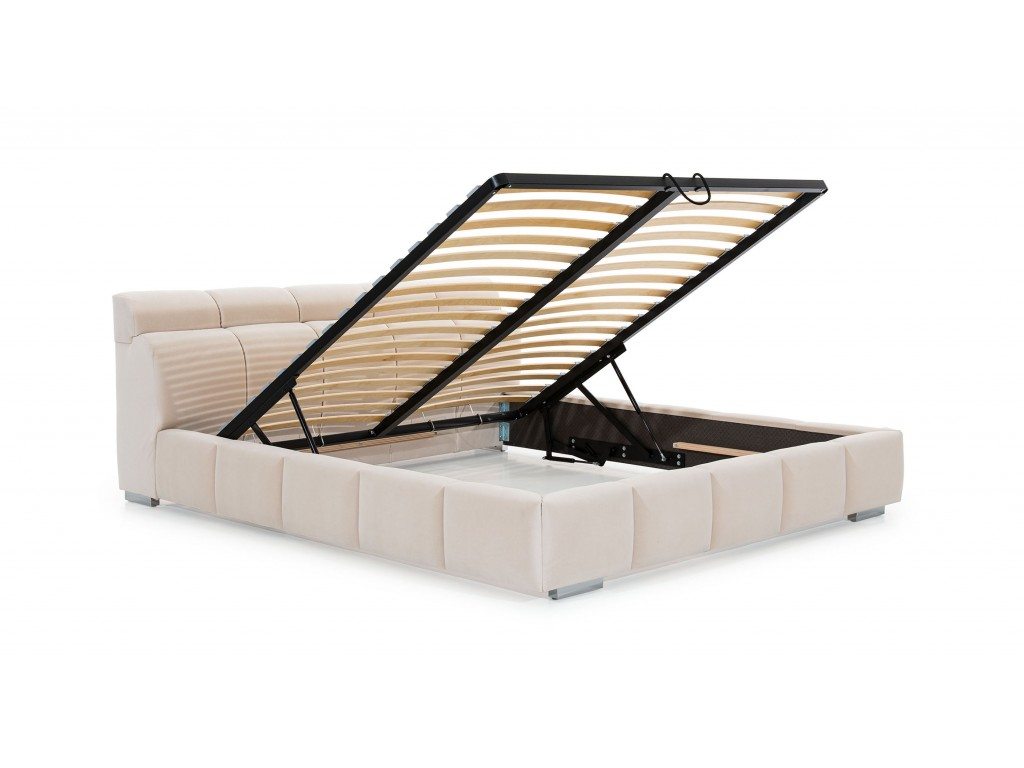  Łóżko tapicerowane MAYA szeroka rama