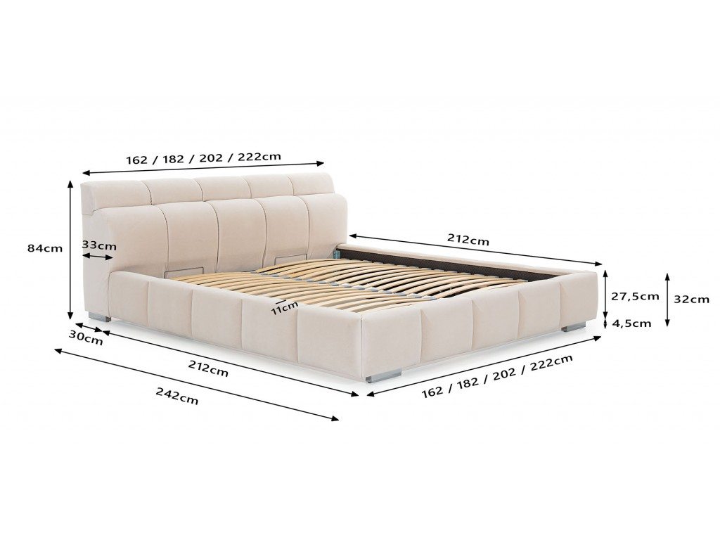 Łóżko Maya wymiary